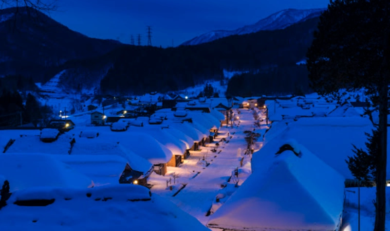 大內宿點燈 交通