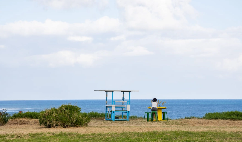 看海發呆的地方一個人旅行
