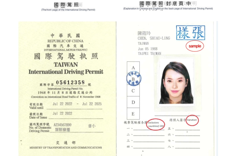 國際駕照台灣