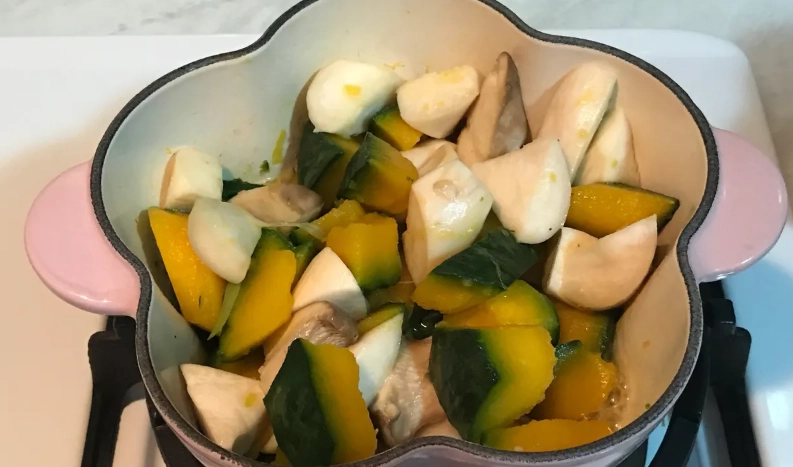 南瓜炒杏鮑菇做法 南瓜炒杏鮑菇做法