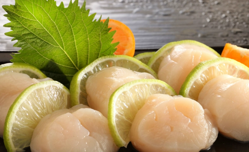 干貝生食 干貝生食