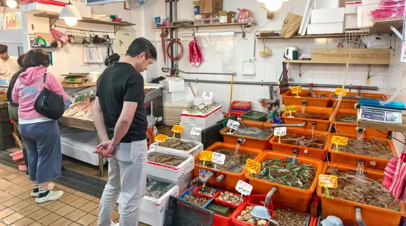 龜吼漁夫市集美食