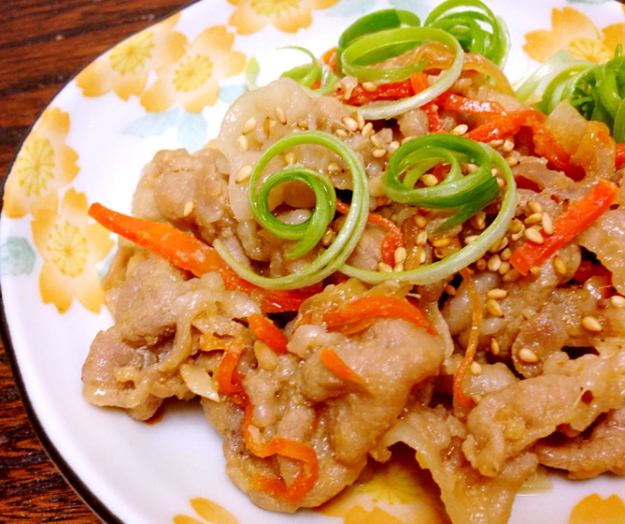日式薑燒豬肉