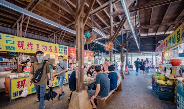 王功漁港美食街