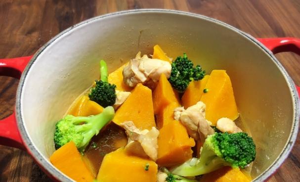 南瓜炒雞肉做法