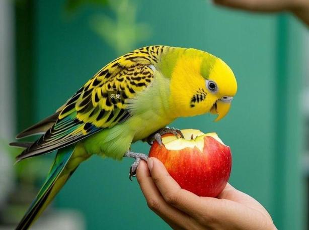 鸚鵡水果餵食