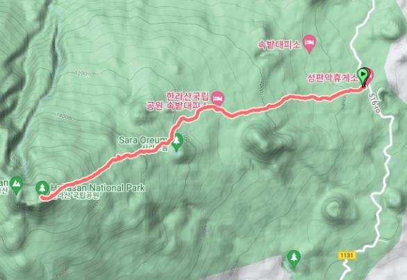 濟州島漢拿山路線 濟州島漢拿山路線