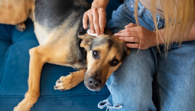 狗狗耳朵水聲原因