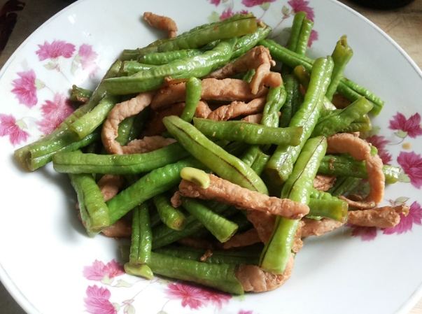 長豆炒肉絲食譜