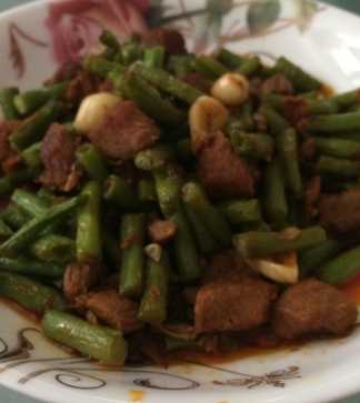炒菜豆做法