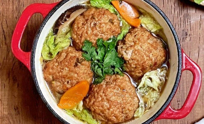 傳統獅子頭做法