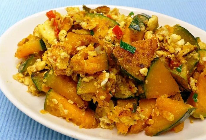 鹹蛋南瓜料理
