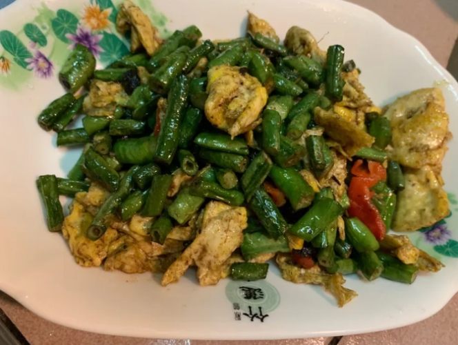 長豆炒蛋做法