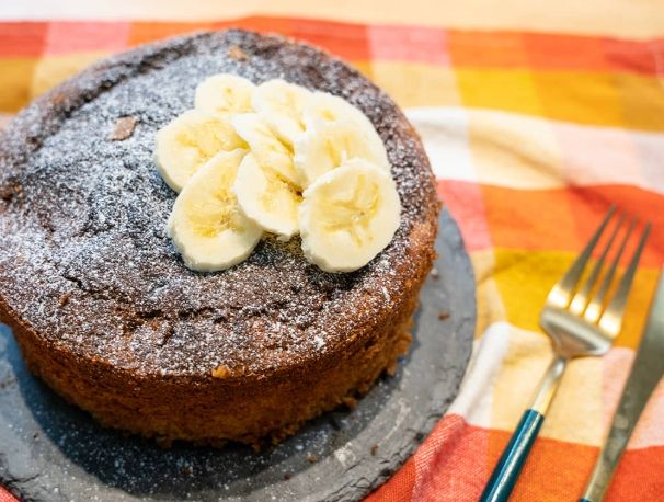 氣炸鍋香蕉蛋糕 氣炸鍋香蕉蛋糕