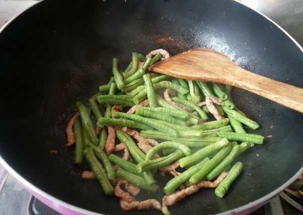 長豆炒肉絲