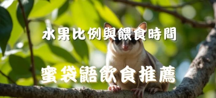 蜜袋鼯飲食
