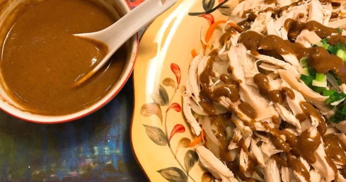 涼拌雞絲芝麻醬做法 涼拌雞絲芝麻醬做法