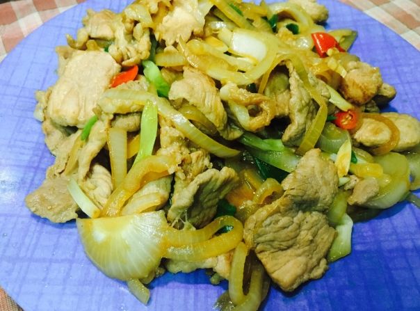 蔥爆豬肉片做法 蔥爆豬肉片做法