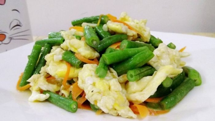 長豆炒蛋營養