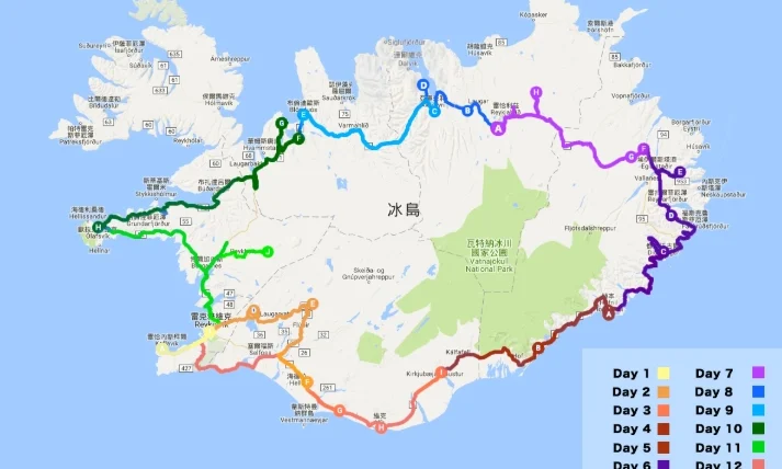 冰島環島一圈幾公里