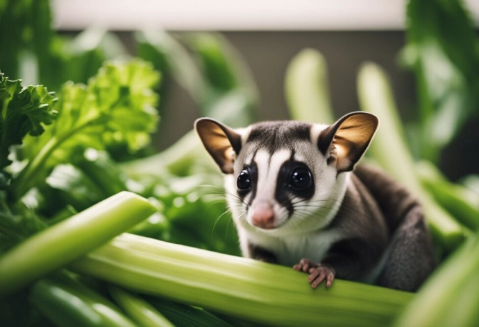 蜜袋鼯蔬菜飲食