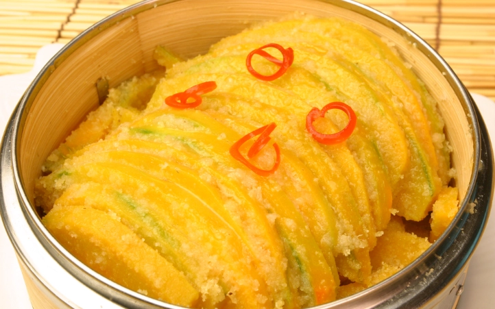 蒜蓉蒸南瓜做法