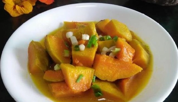 蒜蓉蒸南瓜食譜