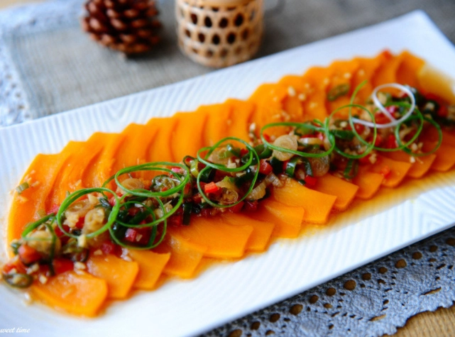 蒜蓉蒸南瓜食譜