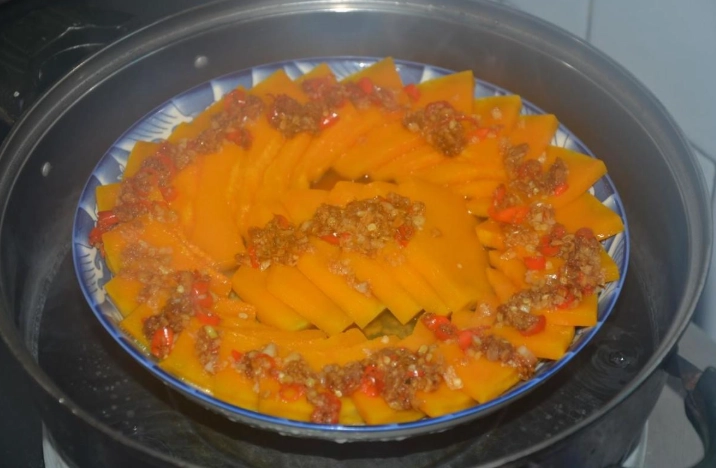 蒜蓉蒸南瓜做法