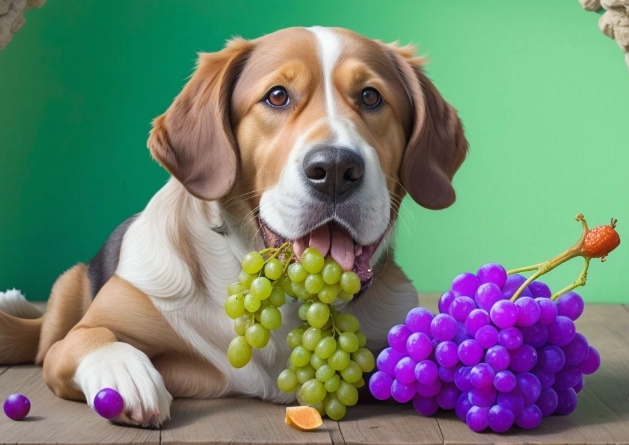 葡萄對狗有毒