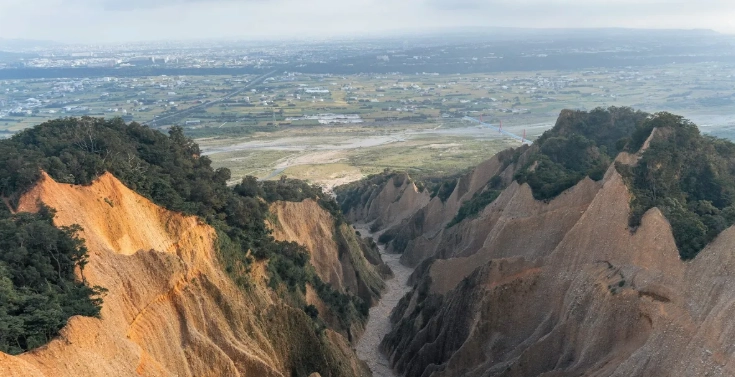 火炎山地形景觀