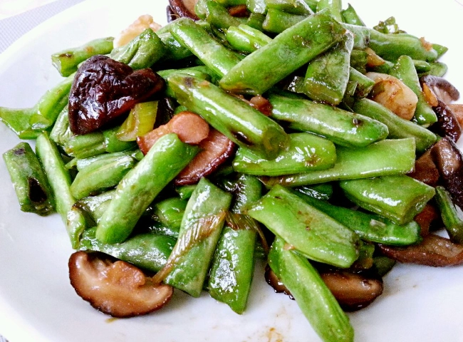 長豆炒香菇做法
