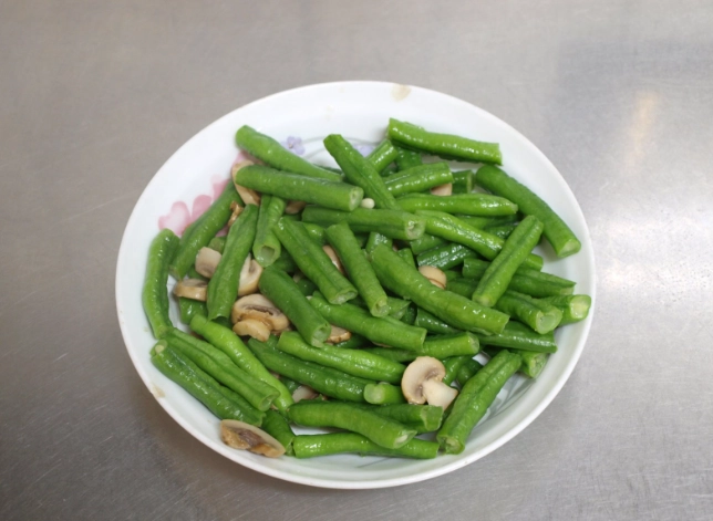 長豆炒香菇技巧