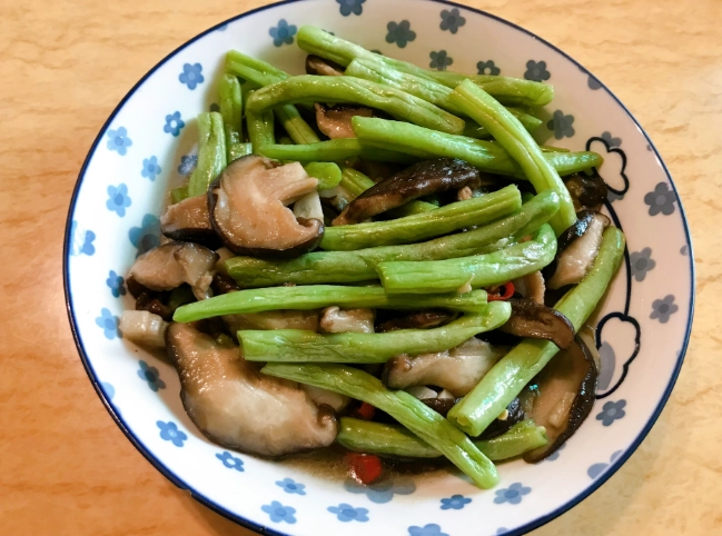 長豆炒香菇食譜
