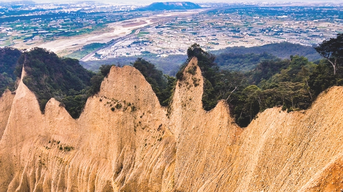 火炎山地形 火炎山地形