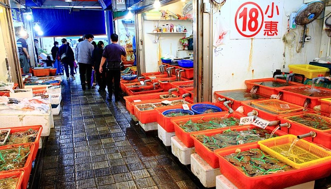 龜吼漁夫市集美食