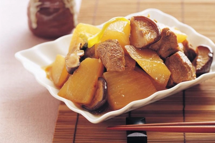 電鍋滷蘿蔔香菇