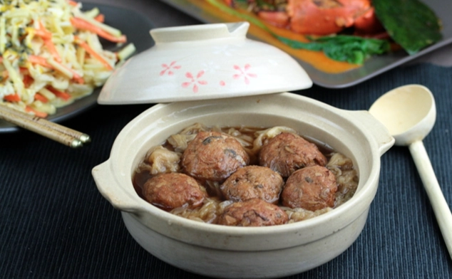 獅子頭豆腐煲 做法