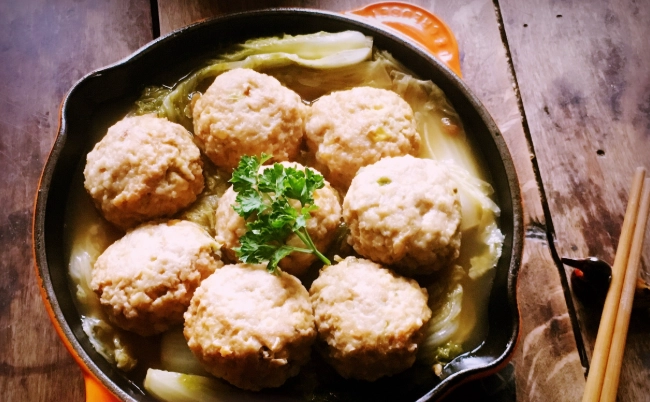 獅子頭豆腐煲 食譜