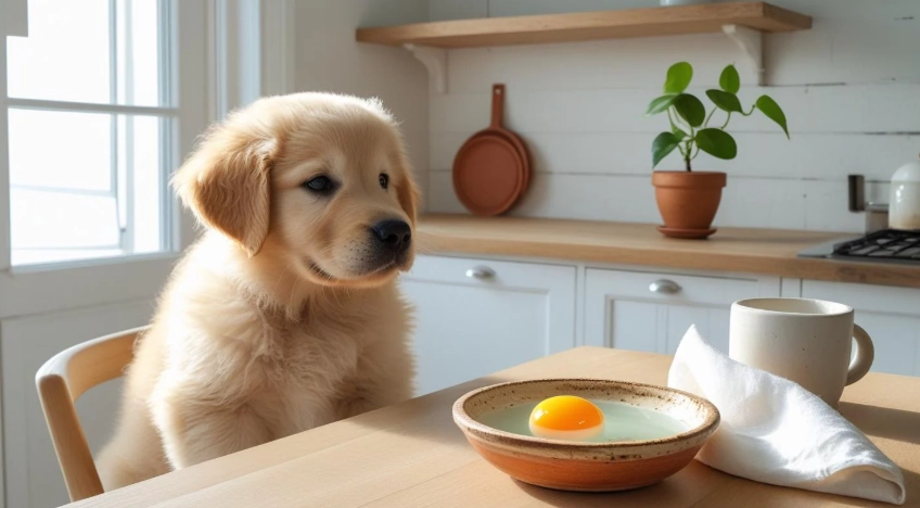 狗狗吃熟蛋白