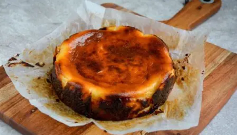 巴斯克蛋糕焦糖色