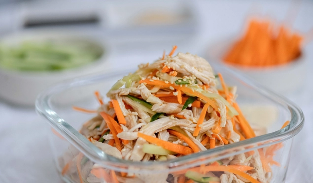 涼拌豆皮雞絲做法