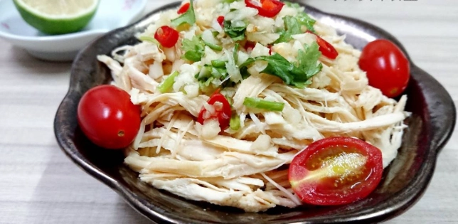 涼拌豆皮雞絲做法