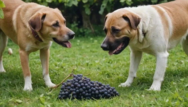 葡萄對狗有毒