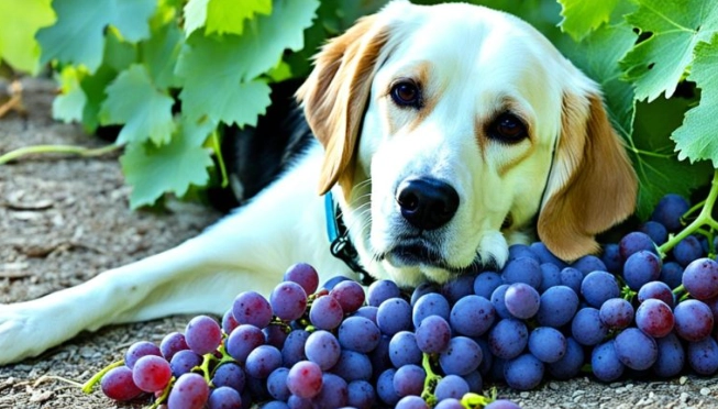 葡萄對狗有毒