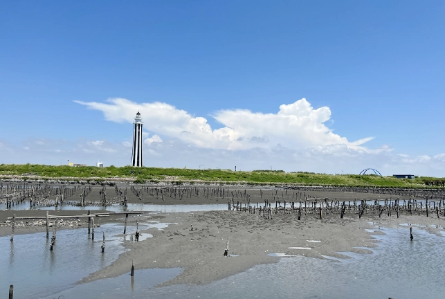 王功漁港鐵牛車