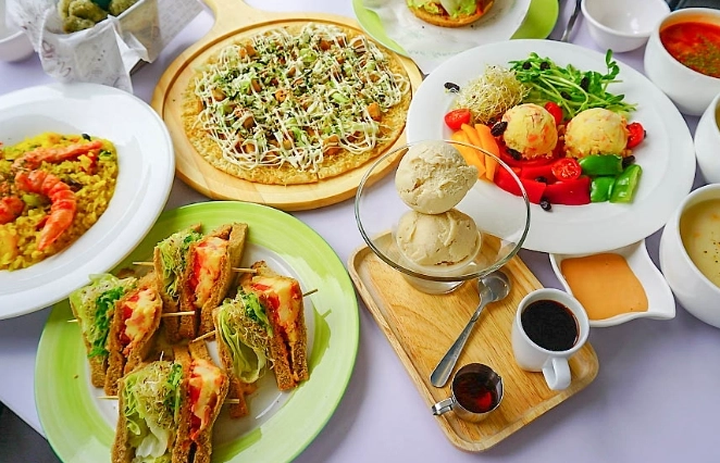 台南素食餐廳地圖