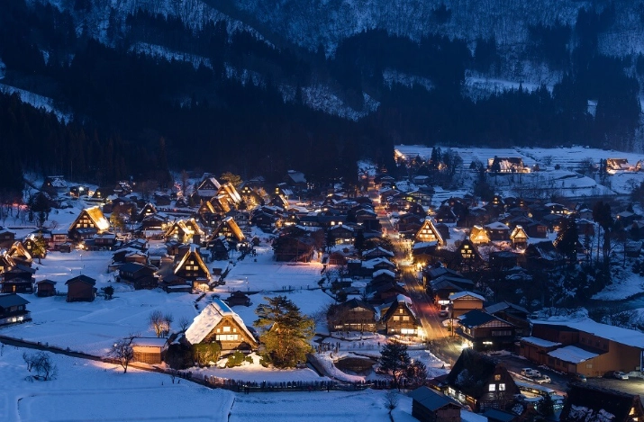 台灣到合掌村交通